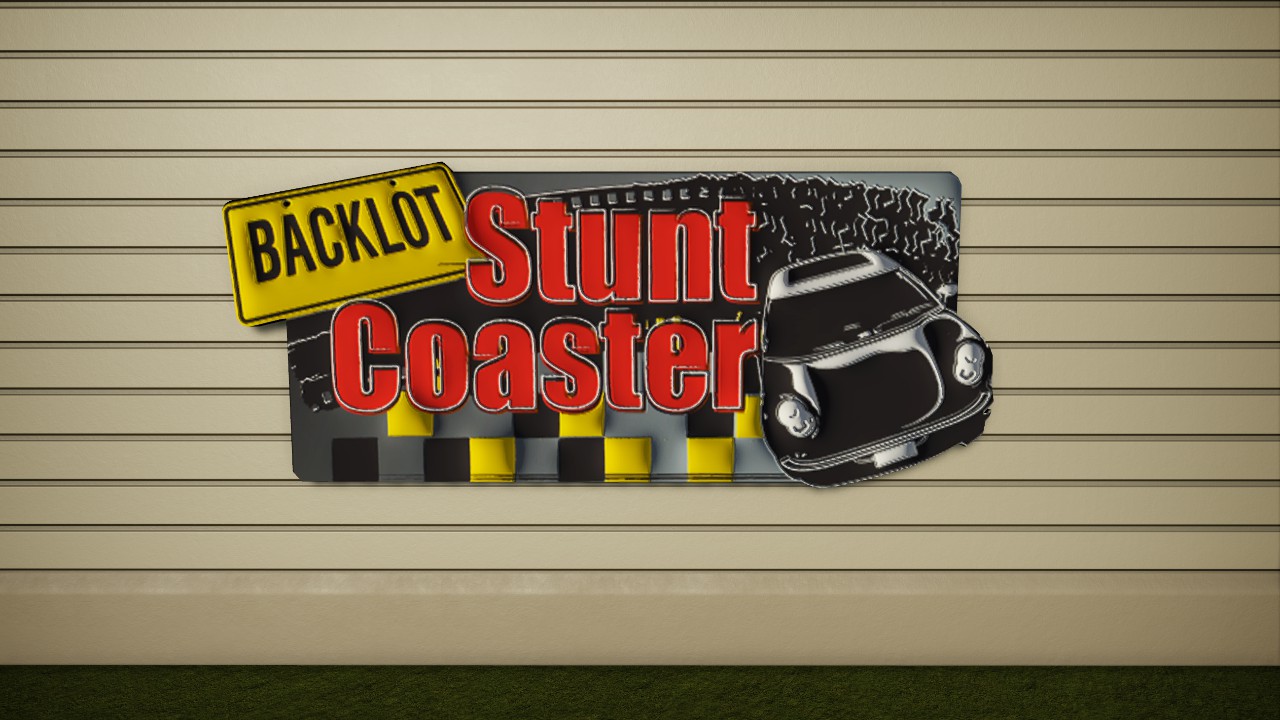 KPR - Backlot Stunt Coaster Sign