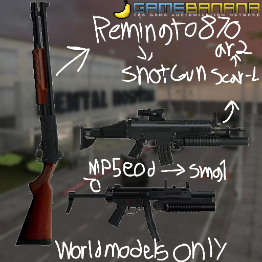 Random Weapons for Default HL2 (W_Model Replacer)