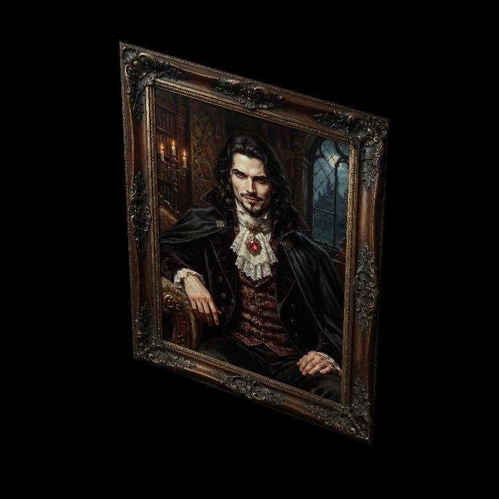 Painting, Stock Vampire Wavy Hair {2D}