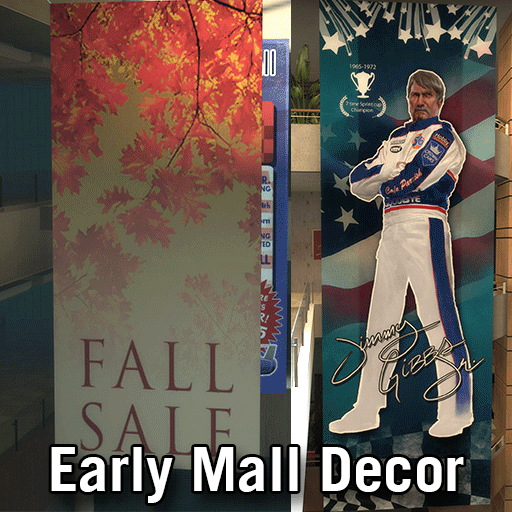 Early Mall Decorations
