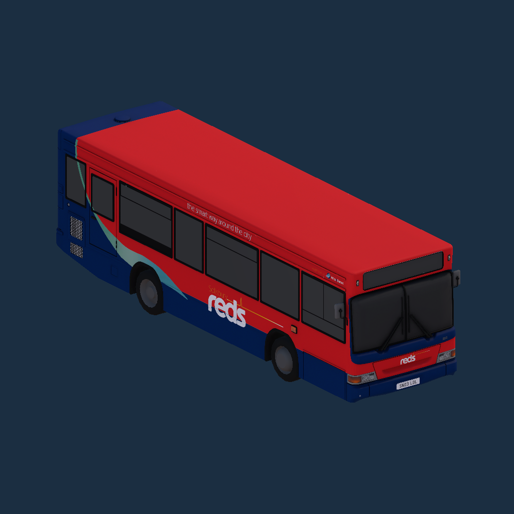 Dennis Dart MPD 8.8m Salisbury Reds (former Wilts & Dorset)
