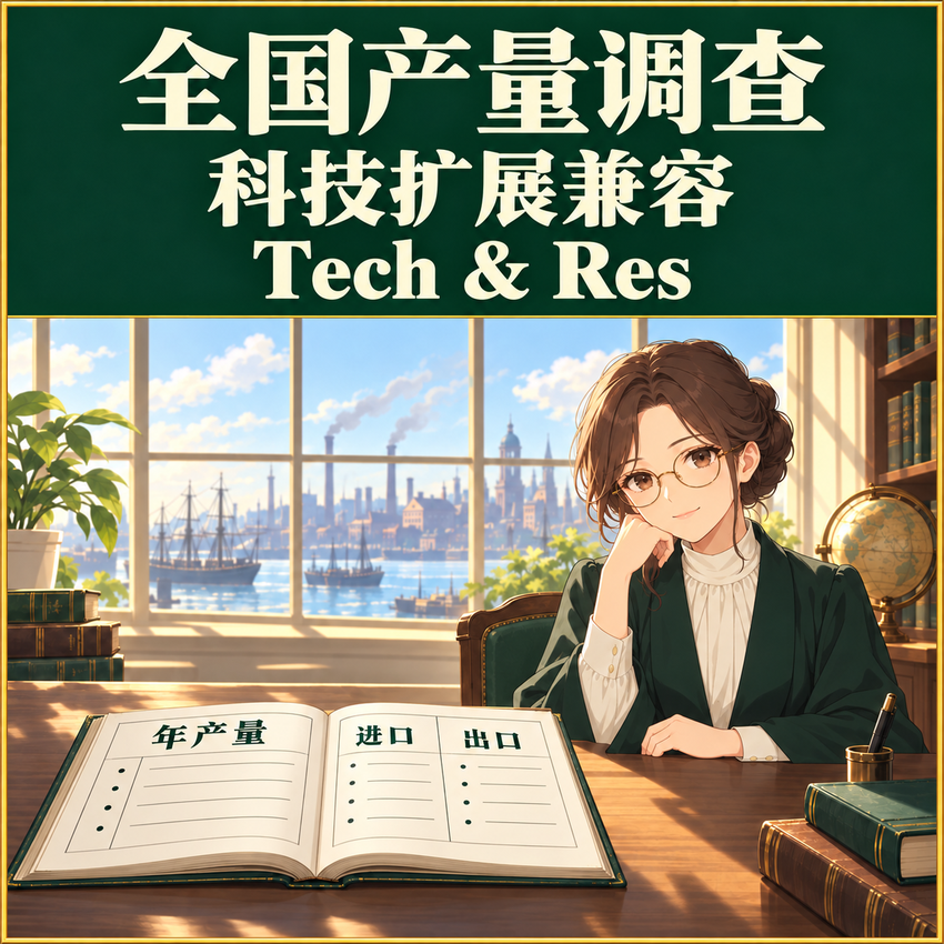 全国产量调查 · 科技扩展兼容 preview