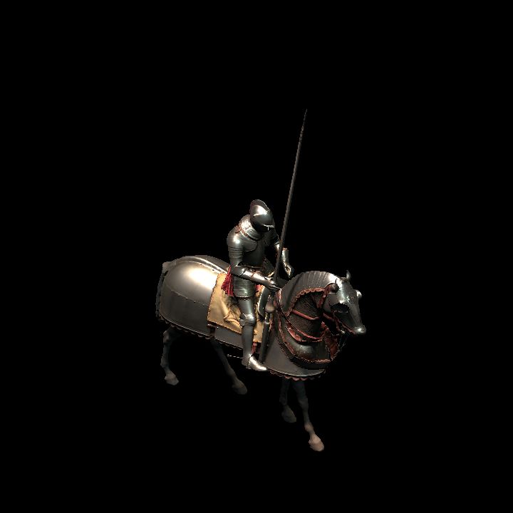 Miniature, Knight, Horse 1