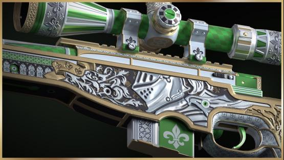 AWP | Fleur-de-Chevalier (Green ver.)