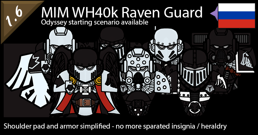 MIM Warhammer 40k Raven Guard RUS