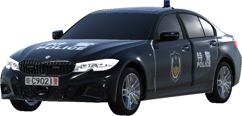 Chinese police car livery