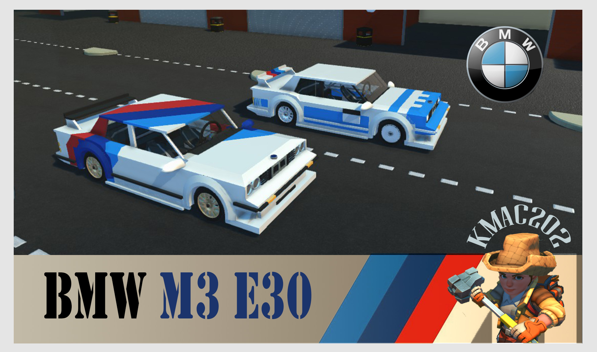 BMW M3 E30 Racing livery 宝马M3赛车涂装