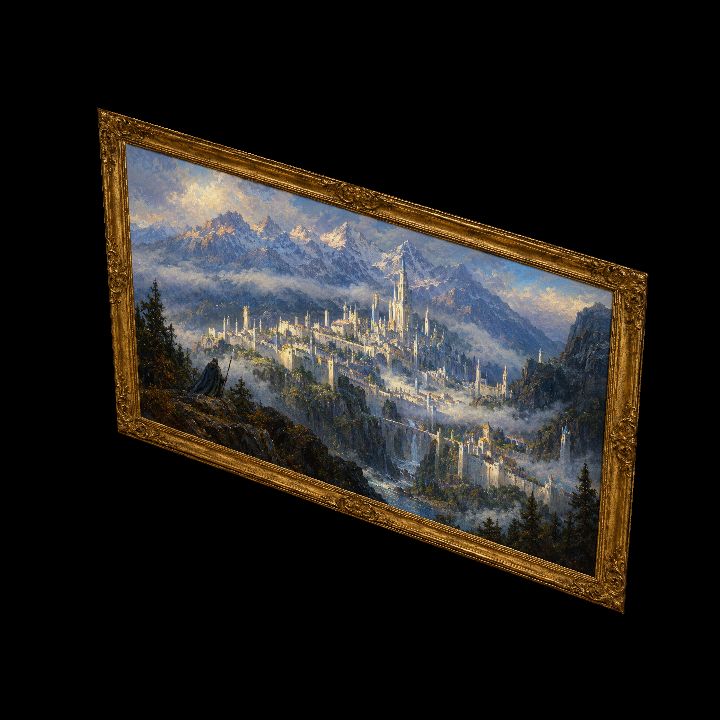 Painting, A Different Kind of Oasis {2D}