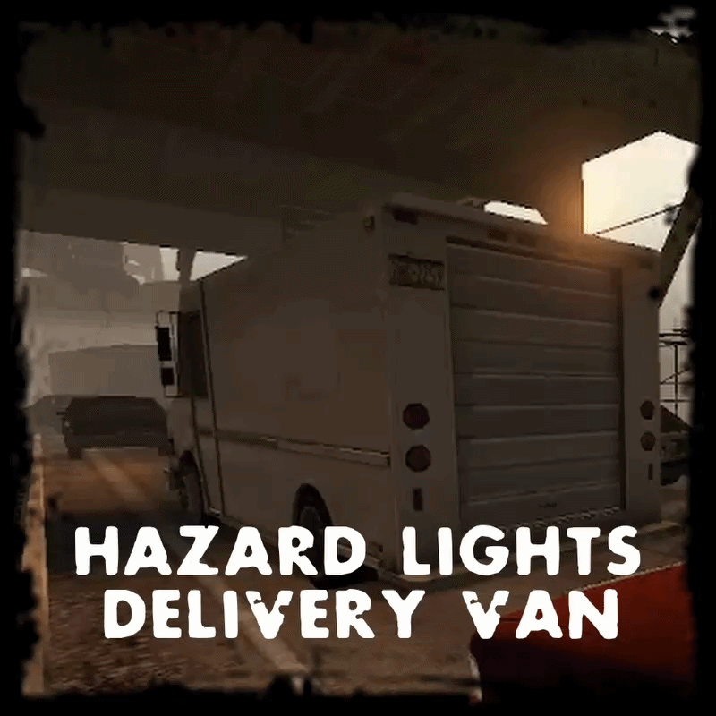 Hazard Lights - Delivery Van
