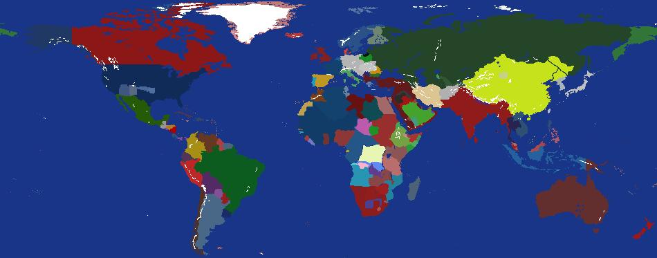 Advance 1900 World Map  But France won the Franco Prussian War
