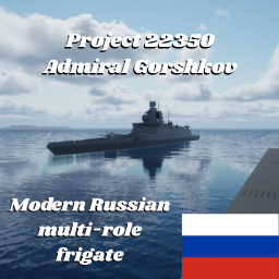  Pr. 22350 Admiral Gorshkov Guided Missile Frigate 