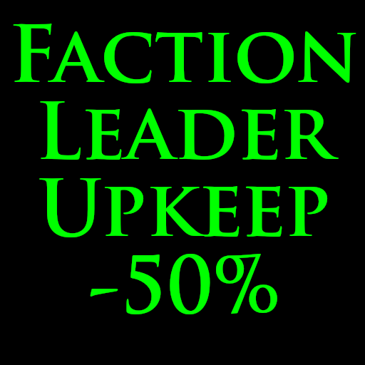 RP: Faction Leader Upkeep 50% preview