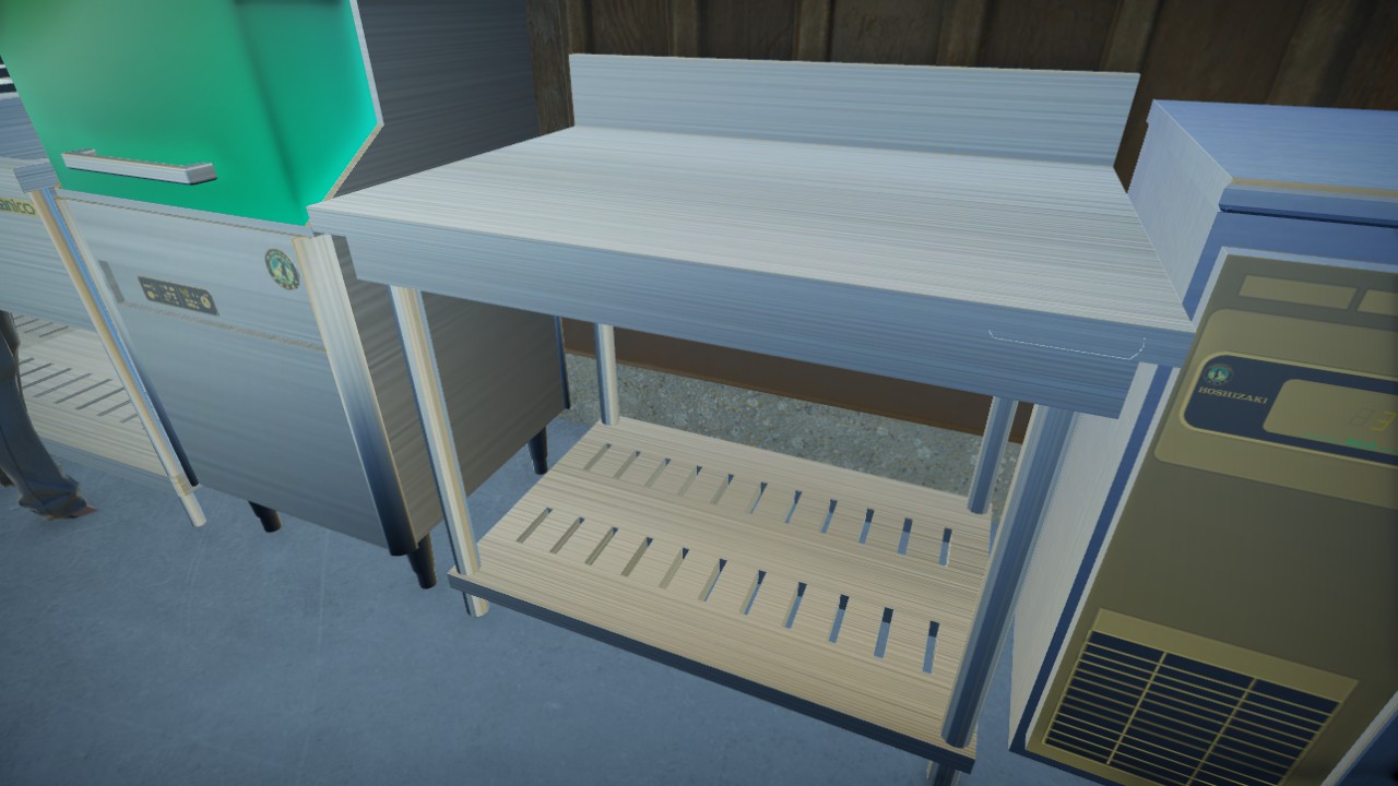 work table with backpanel NEW