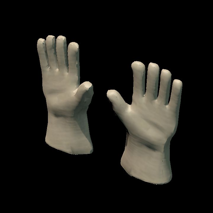 Leather gloves - upright pair 5