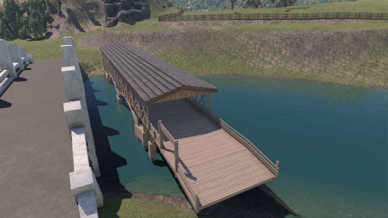 Concrete Skeletal Bridge