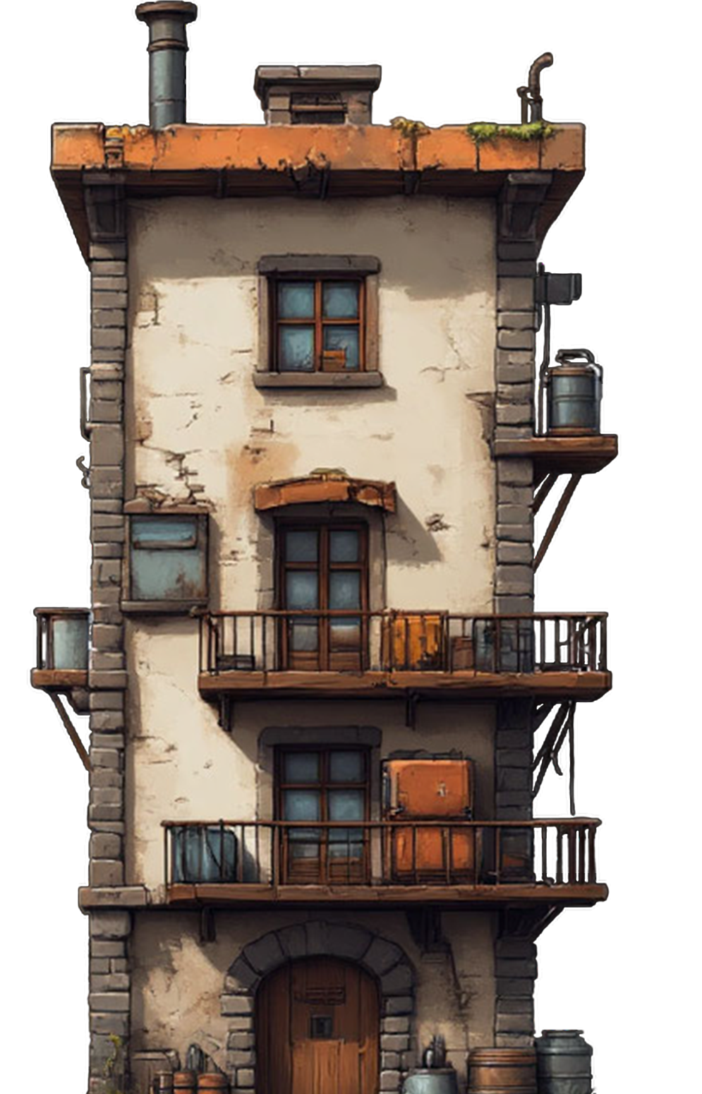 Steampunk tower b-3