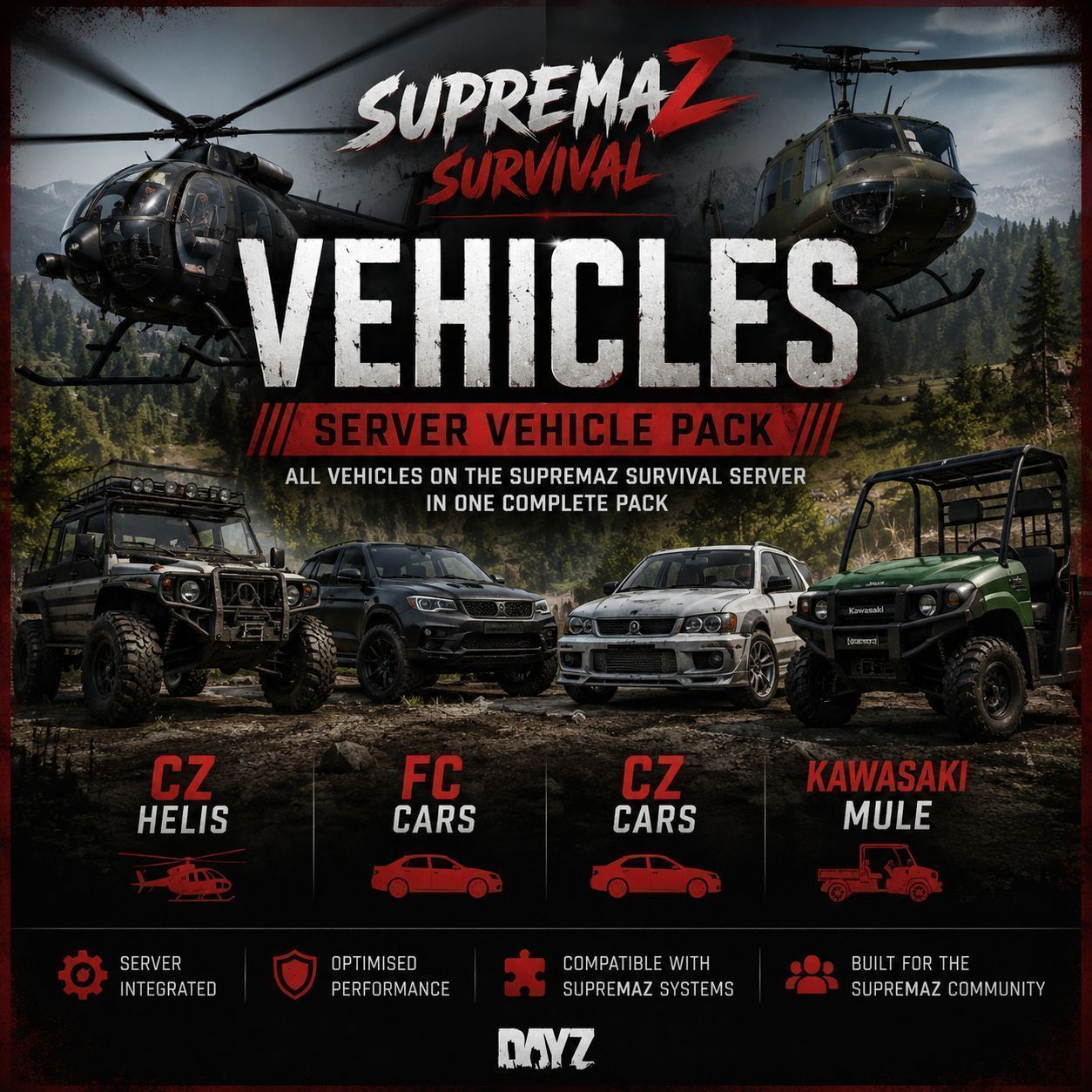 SupremaZ Survival Vehicles