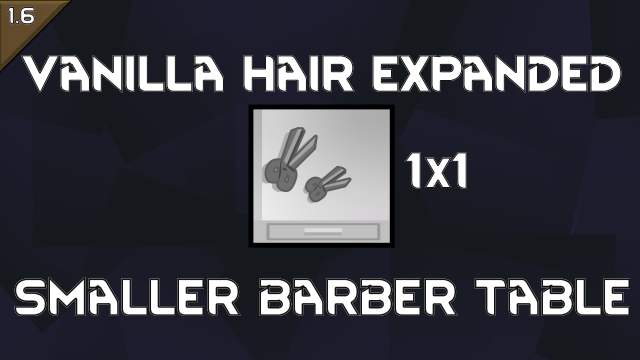 Vanilla Hair Expanded - Smaller Barber Table - 1x1
