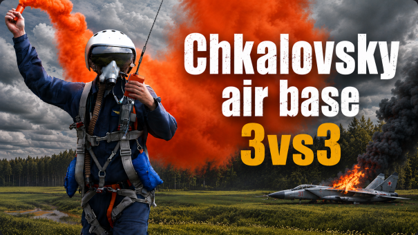 3vs3 Chkalovsk Airbase