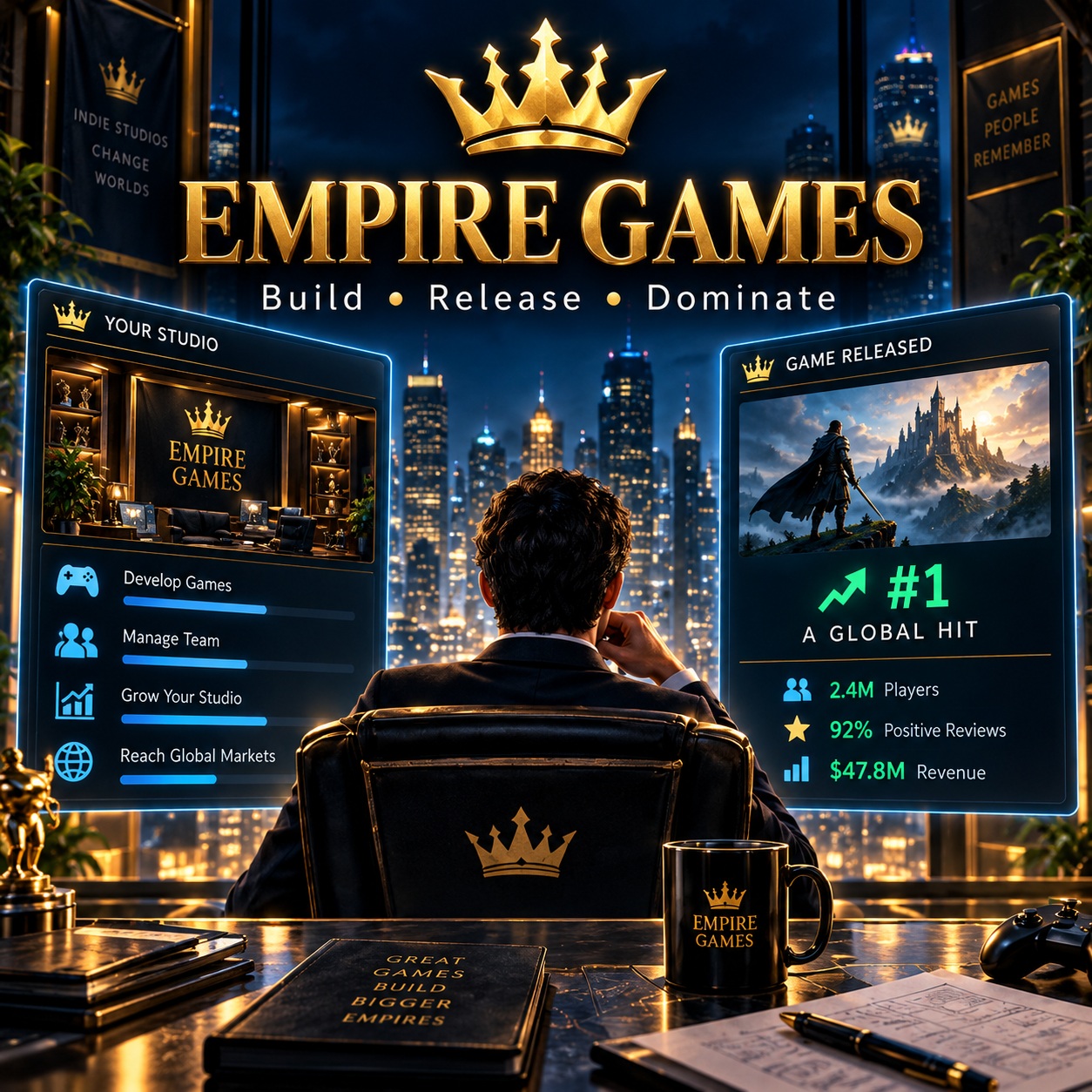 EMPIRE GAMES: GAME DEV TYCOON EXPANSION[BIG UPDATE] preview