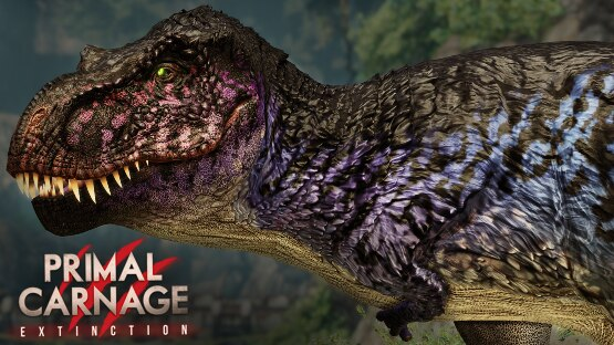 Lilac Feathered Tyrannosaurus