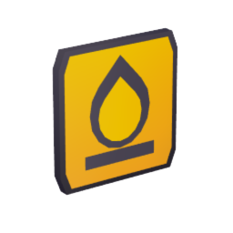 Square Fire Sign