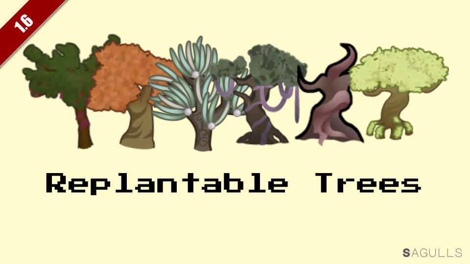 Replantable Trees mod preview for RimWorld