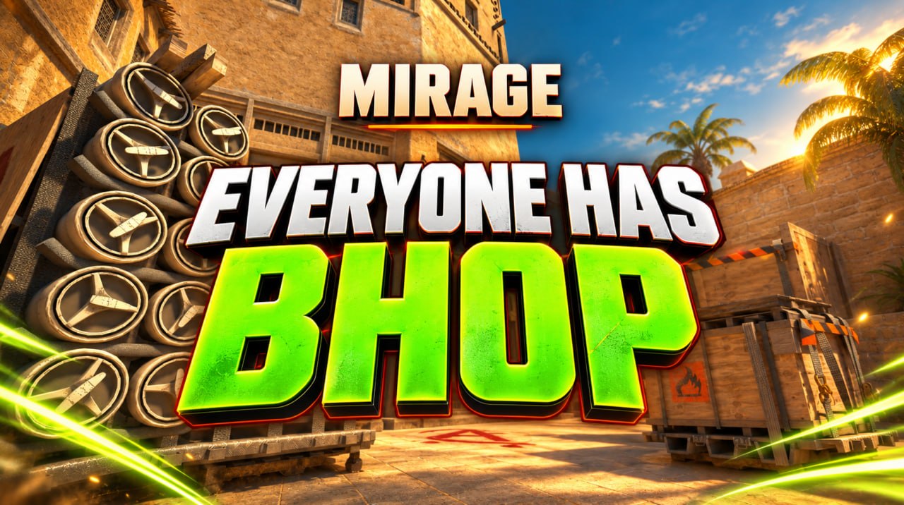 MIRAGE EVERYONE HAS BHOP ONLINE – Counter-Strike 2 Mod