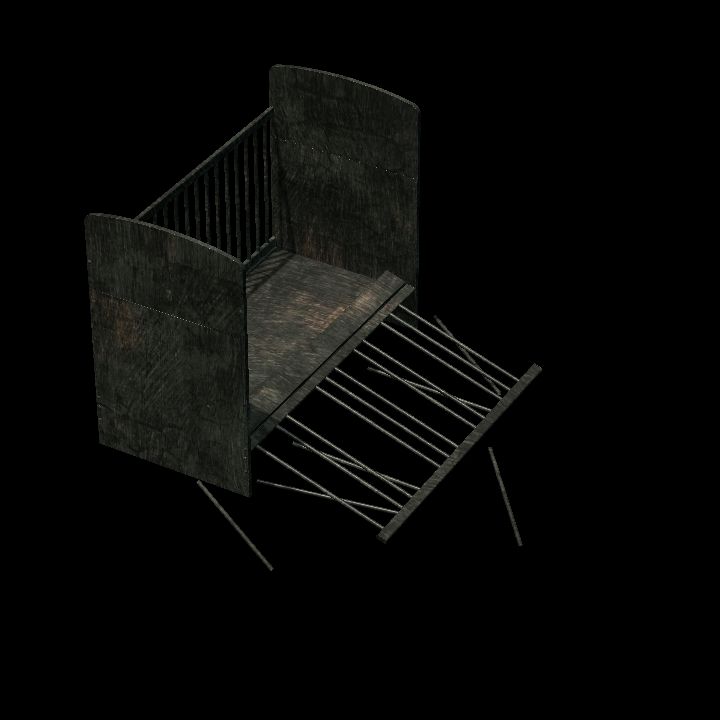 Crib or cot burned 3