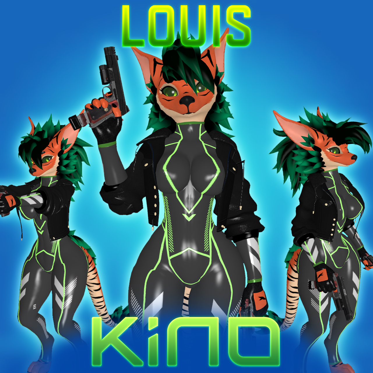 [COMM] VRC: Kino Cybersuit - Louis
