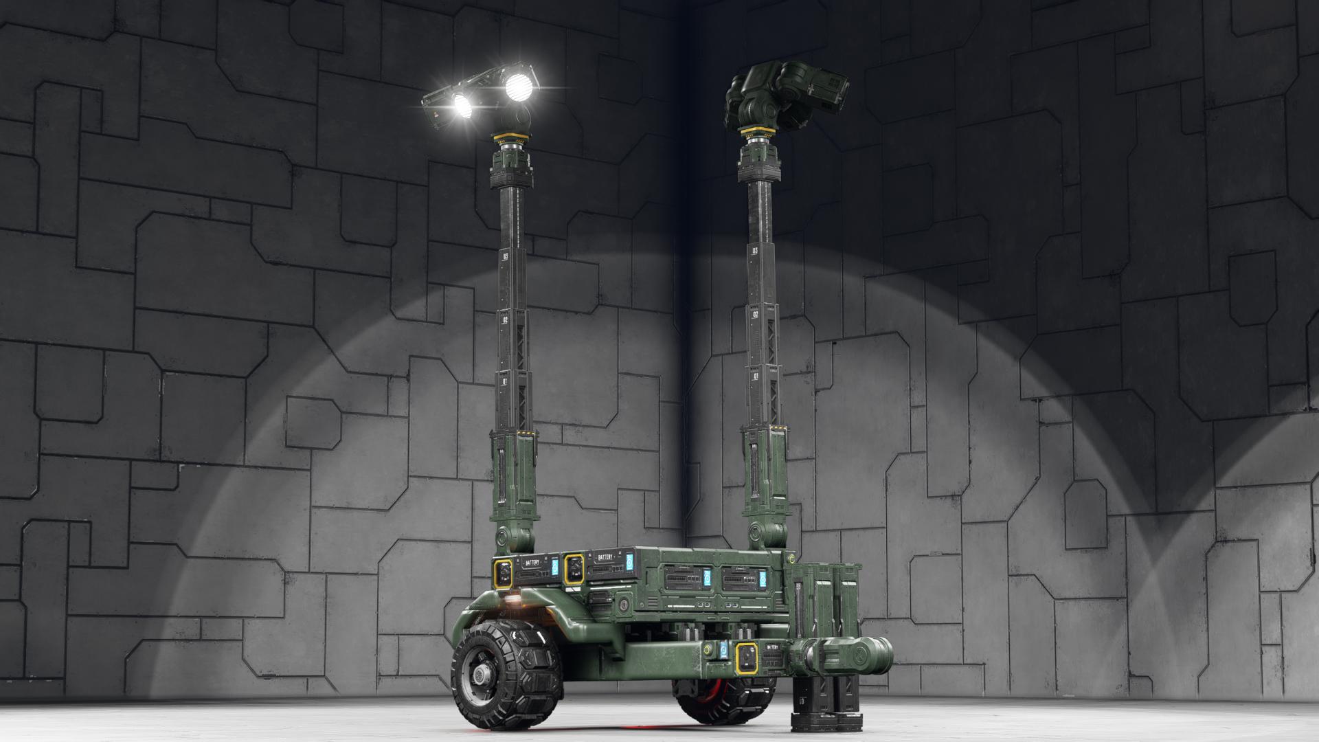 [OC] Tactical Trailer - Mobile Spotlights