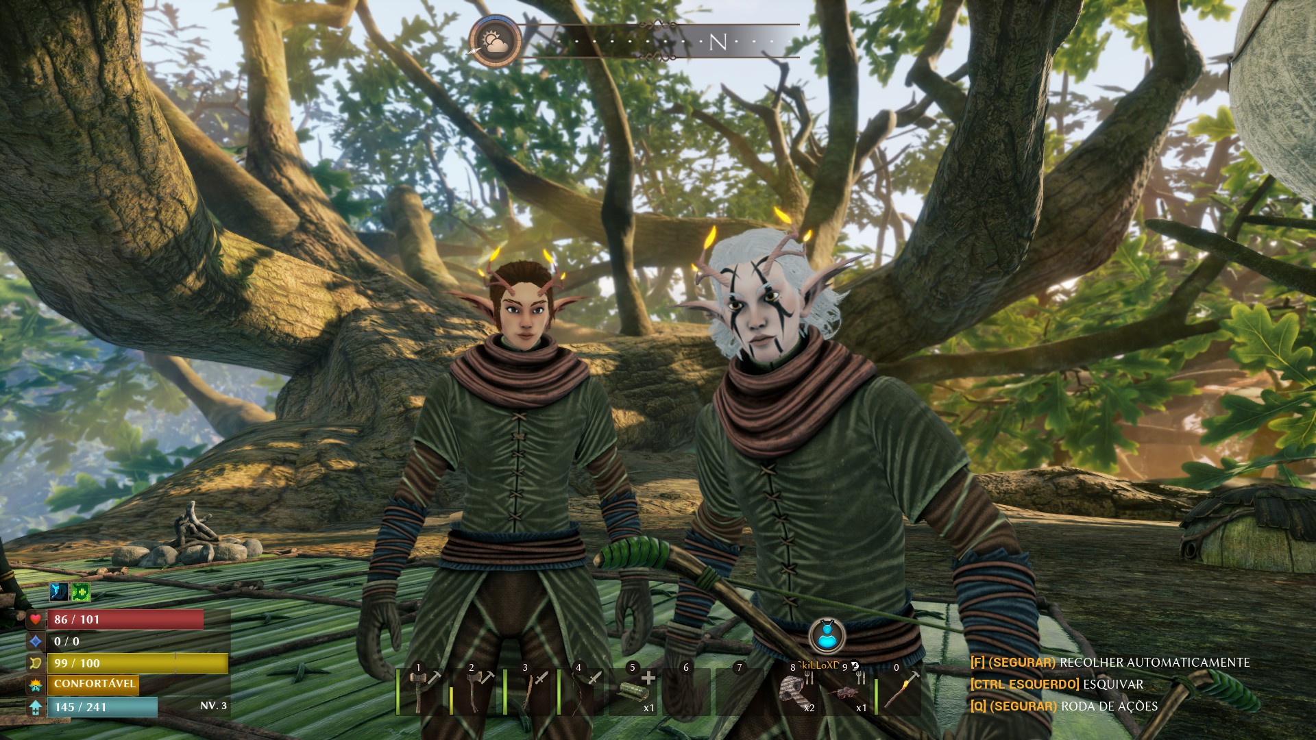 Геймплей Smalland Survive the Wilds