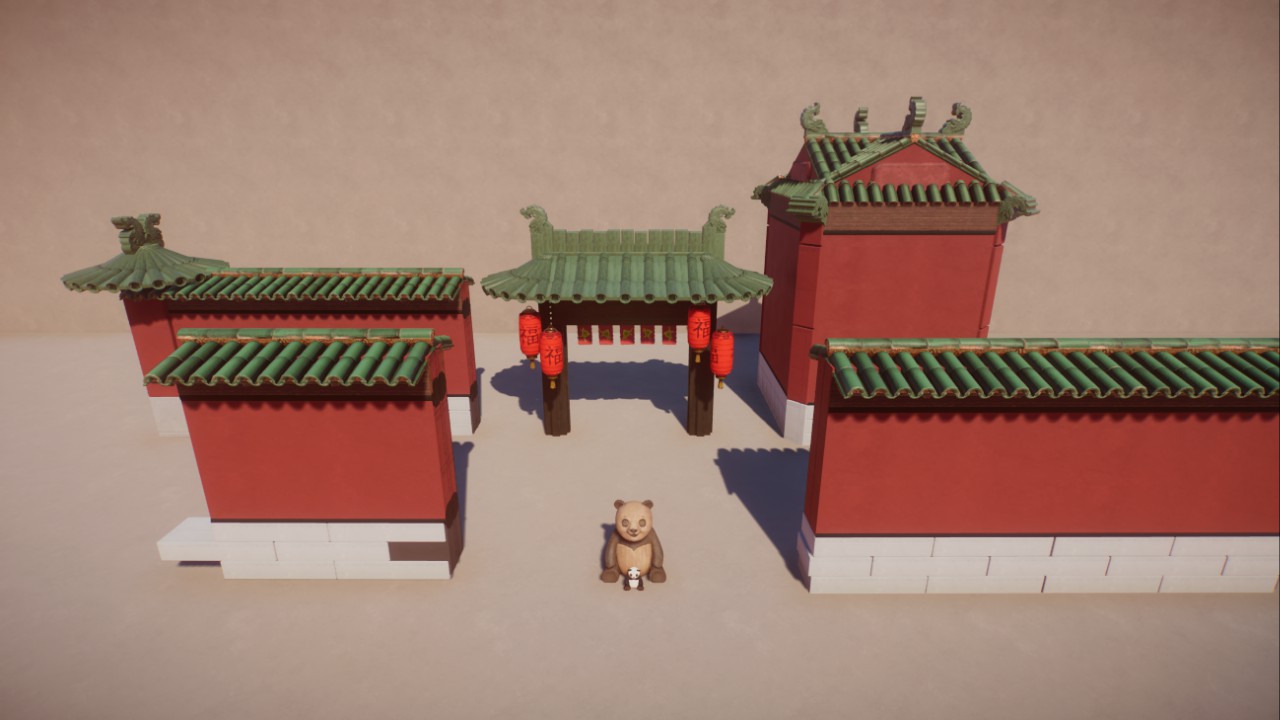 Chinese Building Set - By Leaf