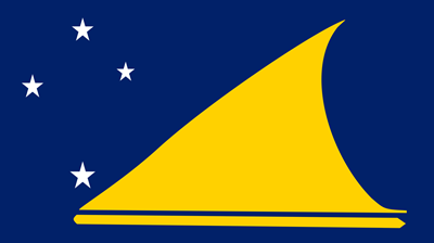 The flag of the islands Tokelau