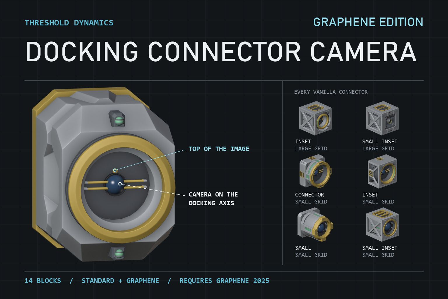 Docking Connector Camera Graphene