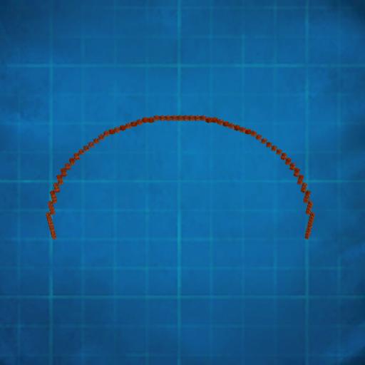 Diagonal Arc (Z) 74x55 Top