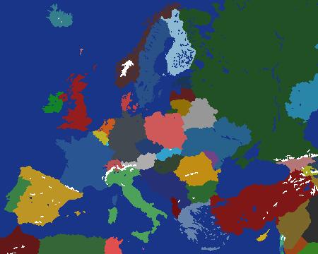Europe 2025 but Yugoslavia has returned