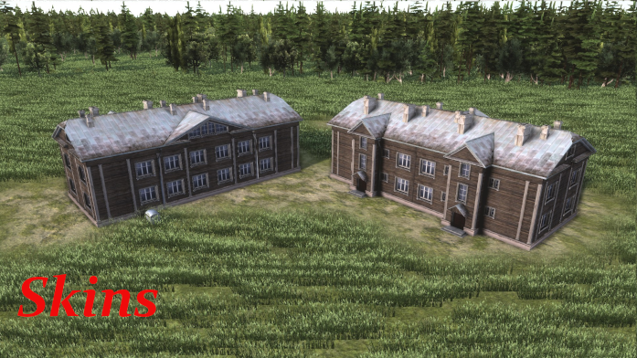 Wooden residental building 1920s - Yuzhnoye shosse 31, Petersburg - Skins preview