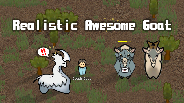 [CSM] RealisticAwesomeGoat mod preview for RimWorld