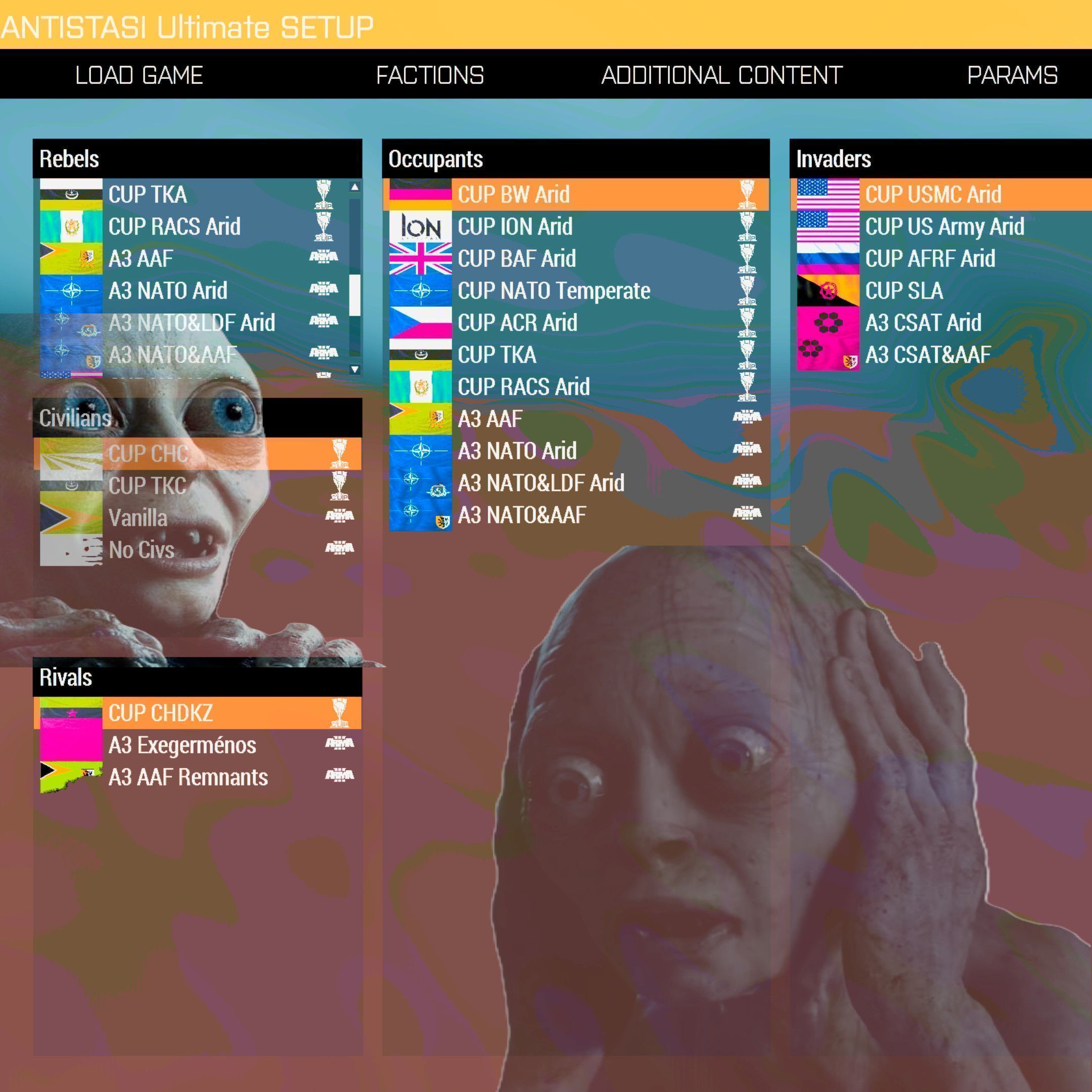 A3UE - Faction Madness