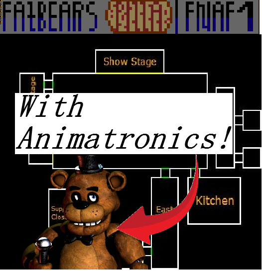 Fnaf 1 + animatronics