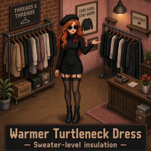 Warmer Turtleneck Dress