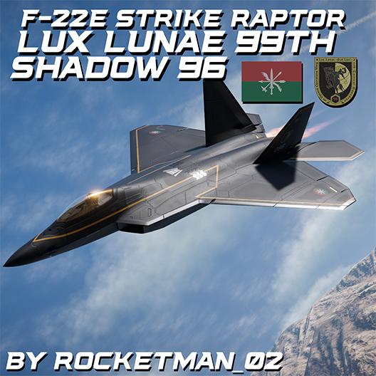 F-22E Strike Raptor | Lux Lunae 99th Unit - Shadow 96