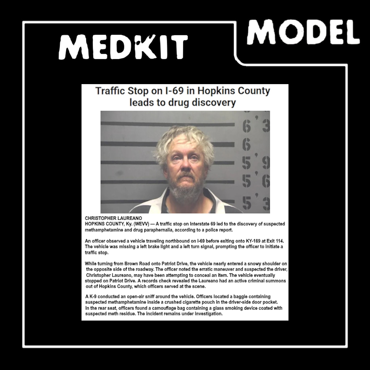 Medkit Tablet: My Dad's Arrest Report