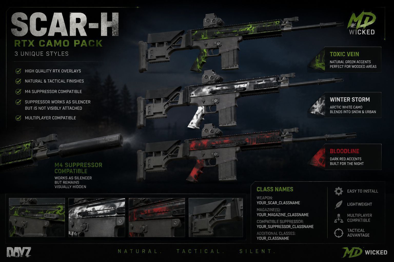 SCAR-H Natural Camo RTX