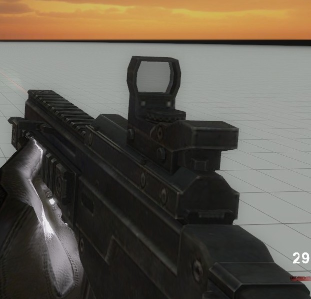 RE6 Machine pistol (MP-AF) on l4d1 anims