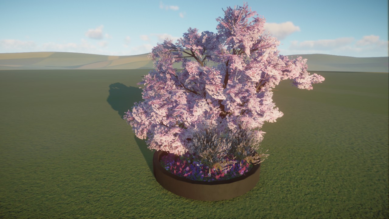 Pink Blossom Small Garden