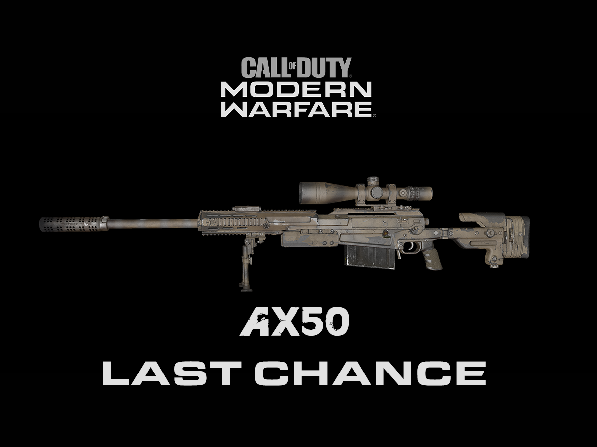COD:MW2019 AX-50 孤注一掷 替换 AWP
