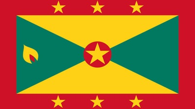 The flag of Grenada