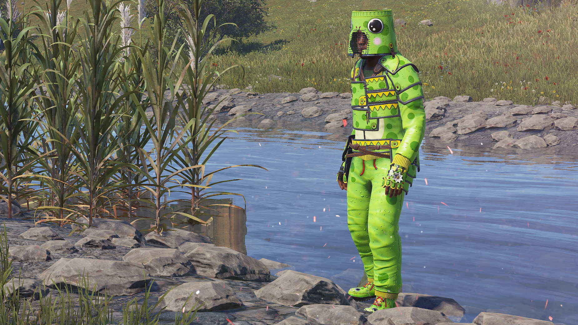 Frog Cosplay Bucket Helmet